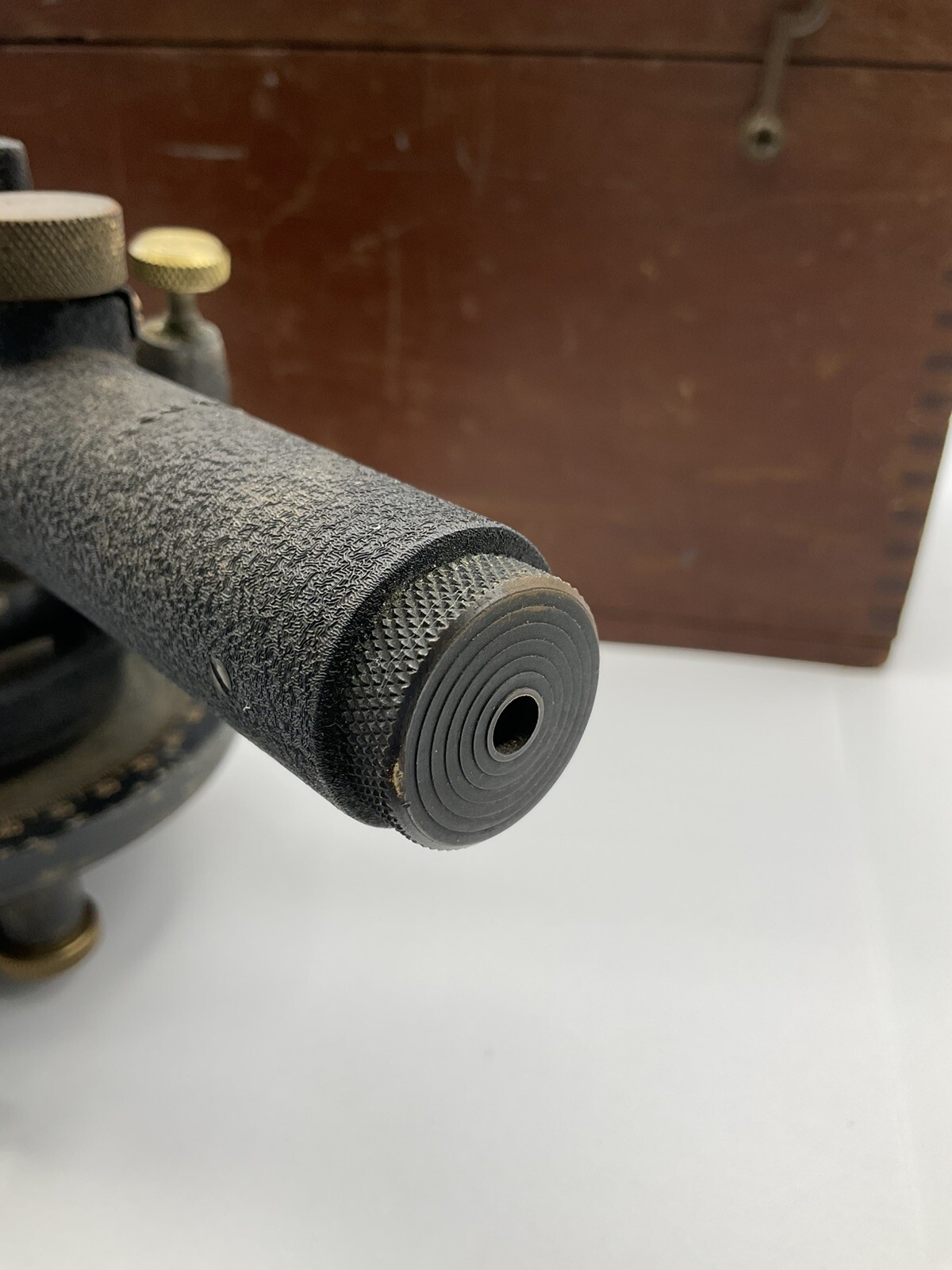 Vintage Berger Engineering Instruments Surveying Transit & Wood Box