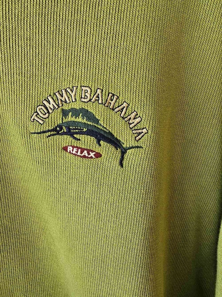 Tommy Bahama L Green Quarter Zip Pullover