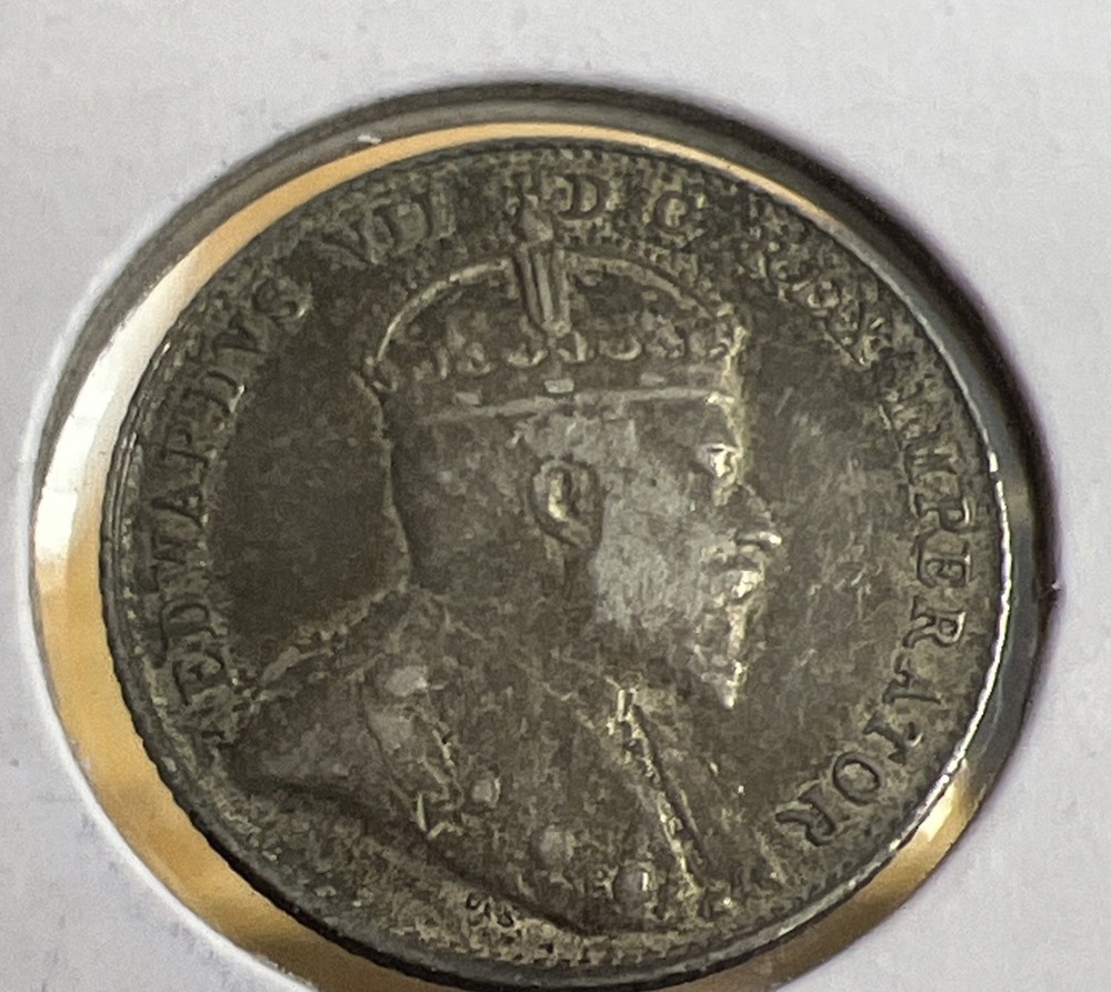 1906 Canada 10 Cent Silver Dime Coin