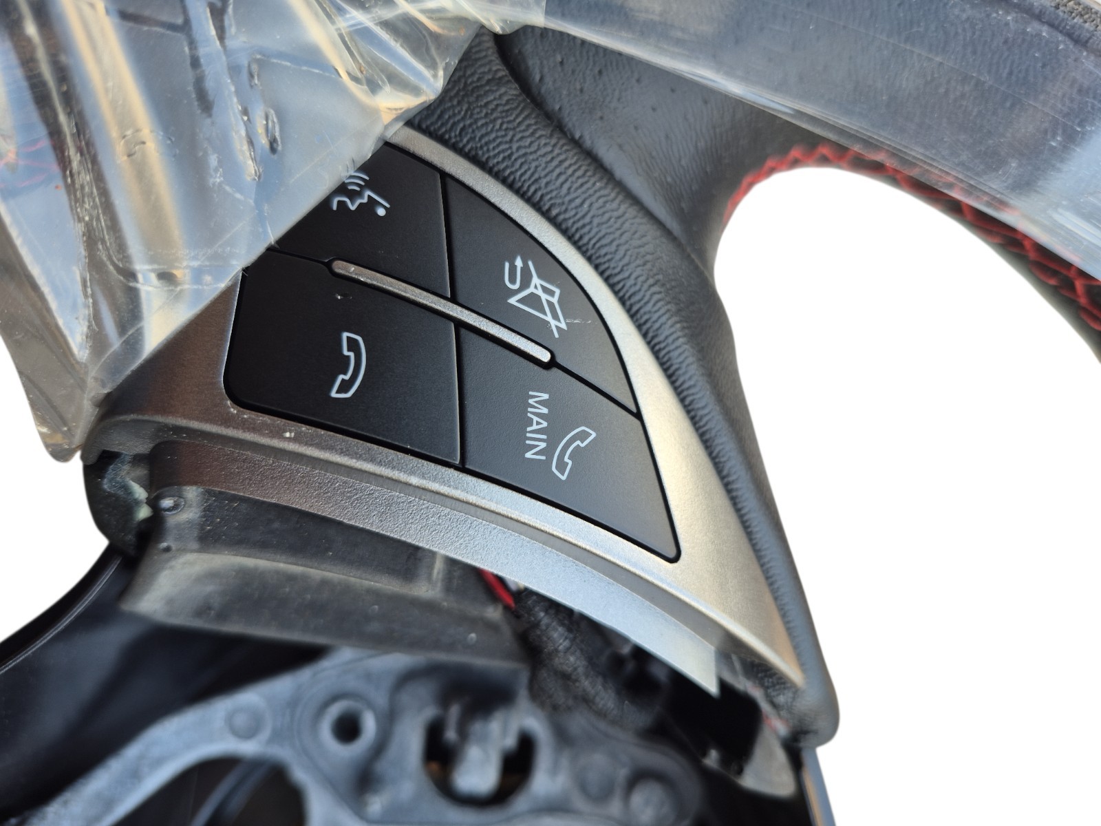 12-15 Fiat 500 Abarth Steering Wheel Assembly With Cruise Control OEM