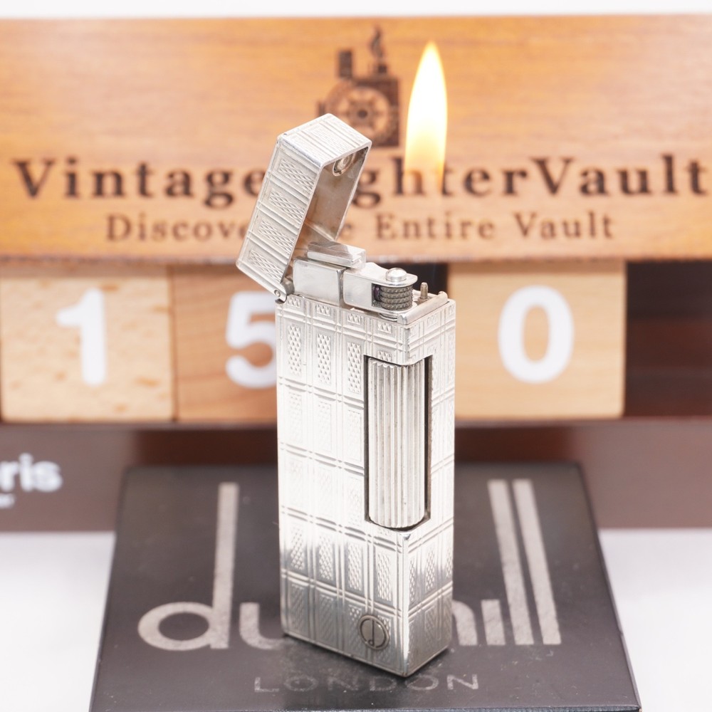 Dunhill Lighter Architectural Grille Pattern _Ultrasonically Cleaned_Working