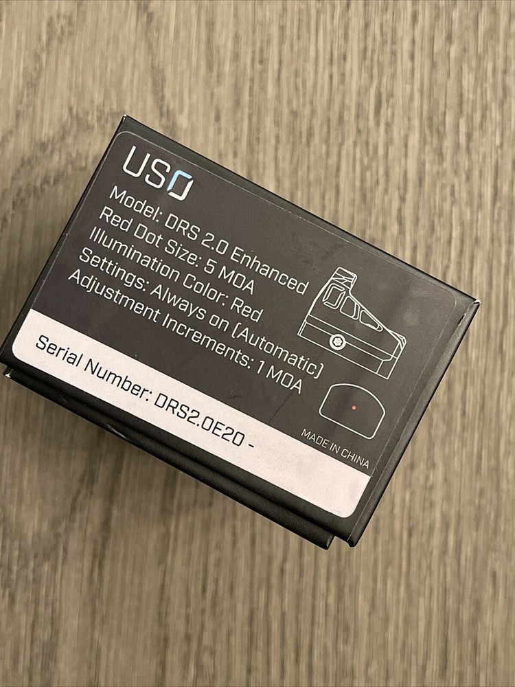 New US Optics 2.0 Enhancd w/ 5 MOA Dynamic Reflex Sight - DRS20ENHANCED