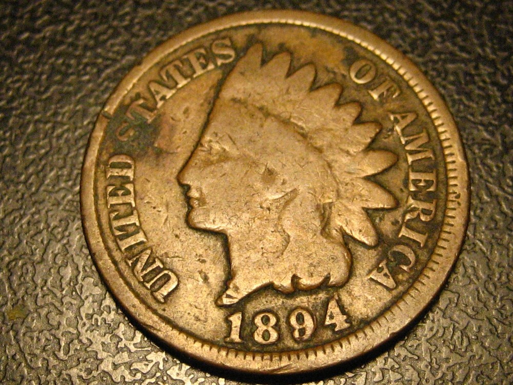 1894/1894 Indian Head Cent Double Date Good