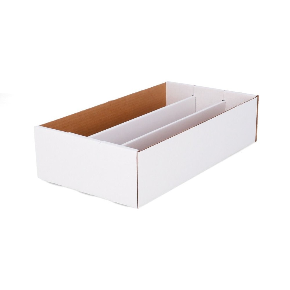 2 BCW 3000 count Super Shoe Card Storage Boxes