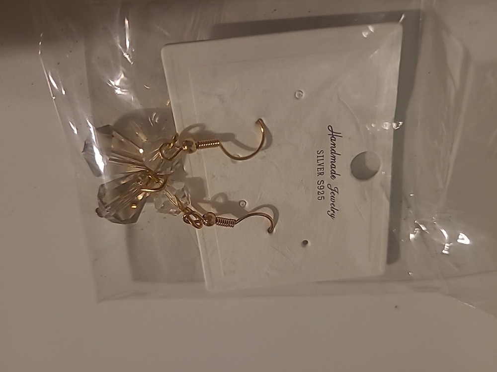 Handmade Earrings Beaded Dangle