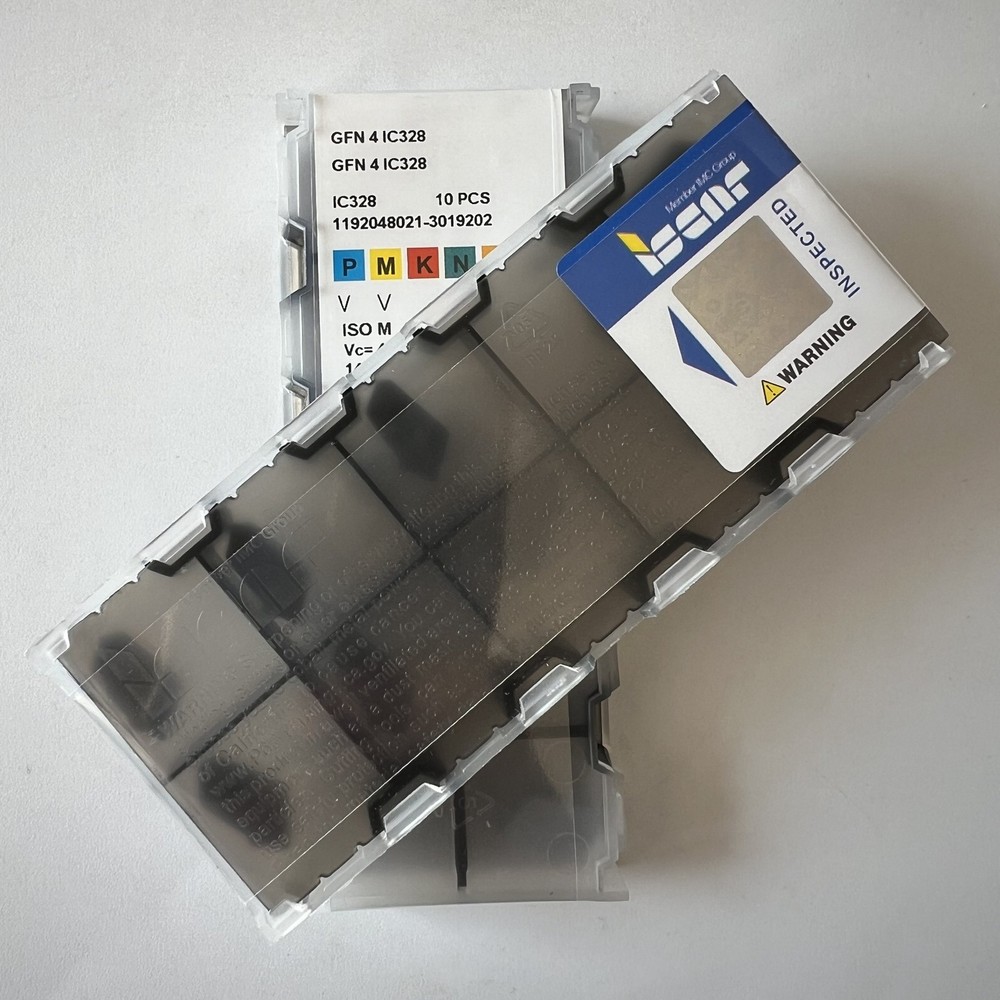 ISCAR / GFN4 IC328 / Industrial indexable carbide inserts 10 Pcs
