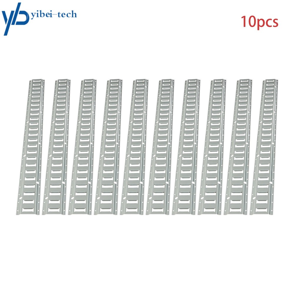 4' E Track Tie Down Rail New Kit Silver For Cargo Trailer 10 Pack Galvanized