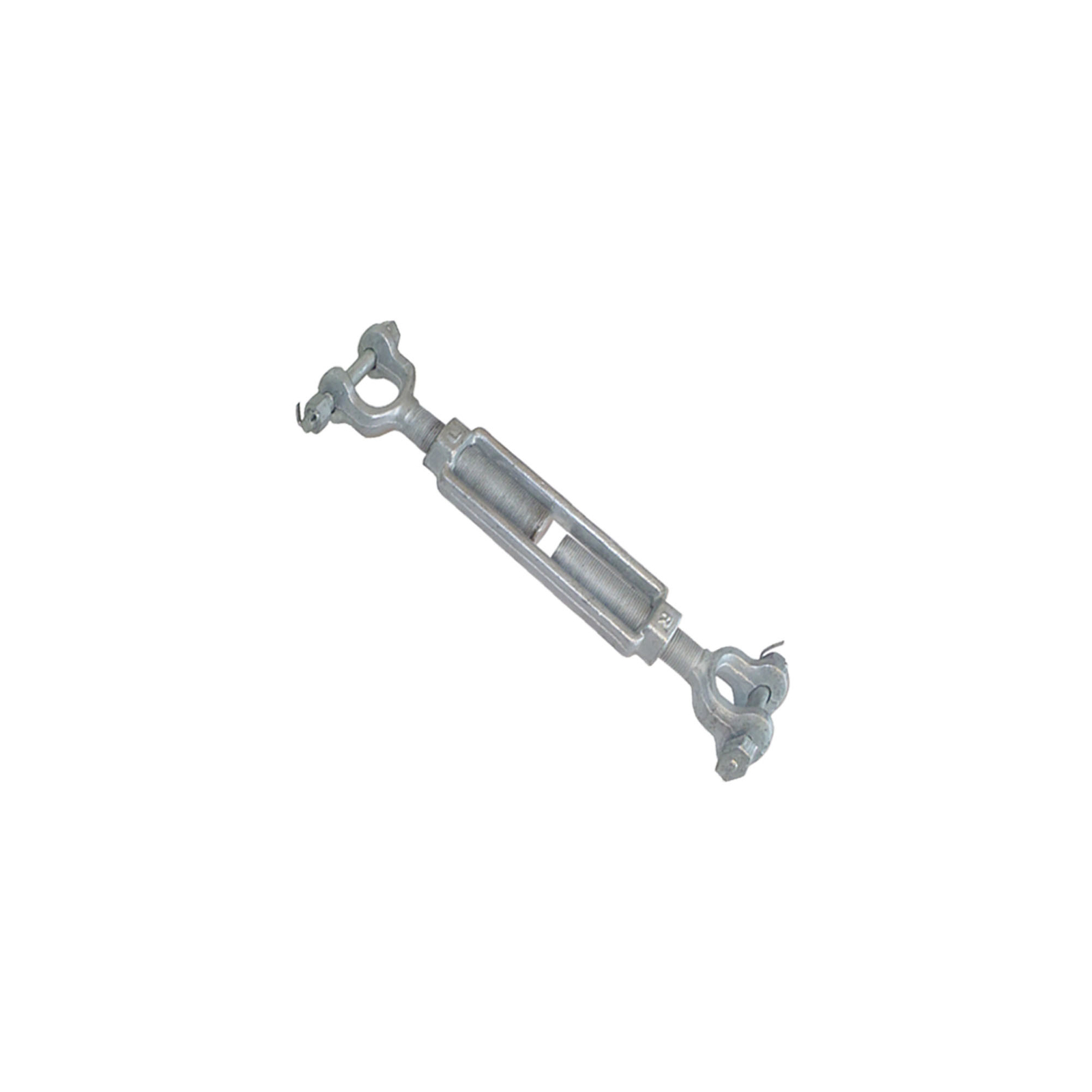 1/4 Inch x 4 Inch JAW JAW Turnbuckle Galvanized Drop Forged Steel Marine Boat
