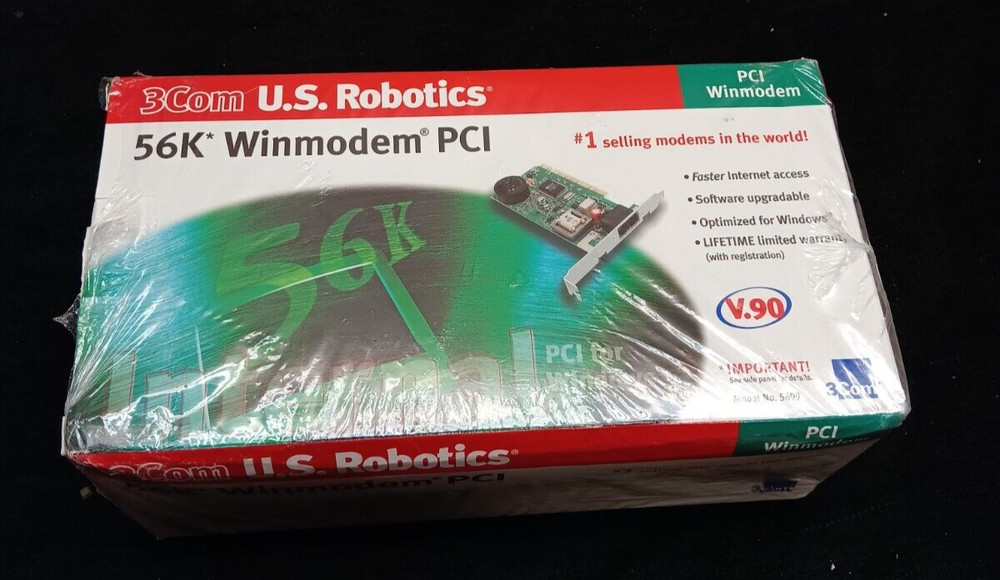 3com u.s. Robotics winmodem pci brand new