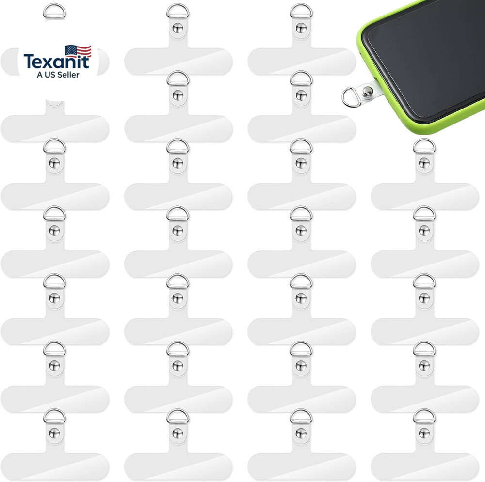 36 Pcs Phone Tether Tab Bulk Universal Phone Lanyard Patch without Adhesive, Str