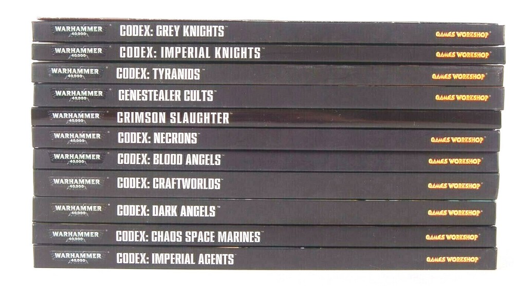 Warhammer 40K Codex Rule Books Hardcover HC Hardback