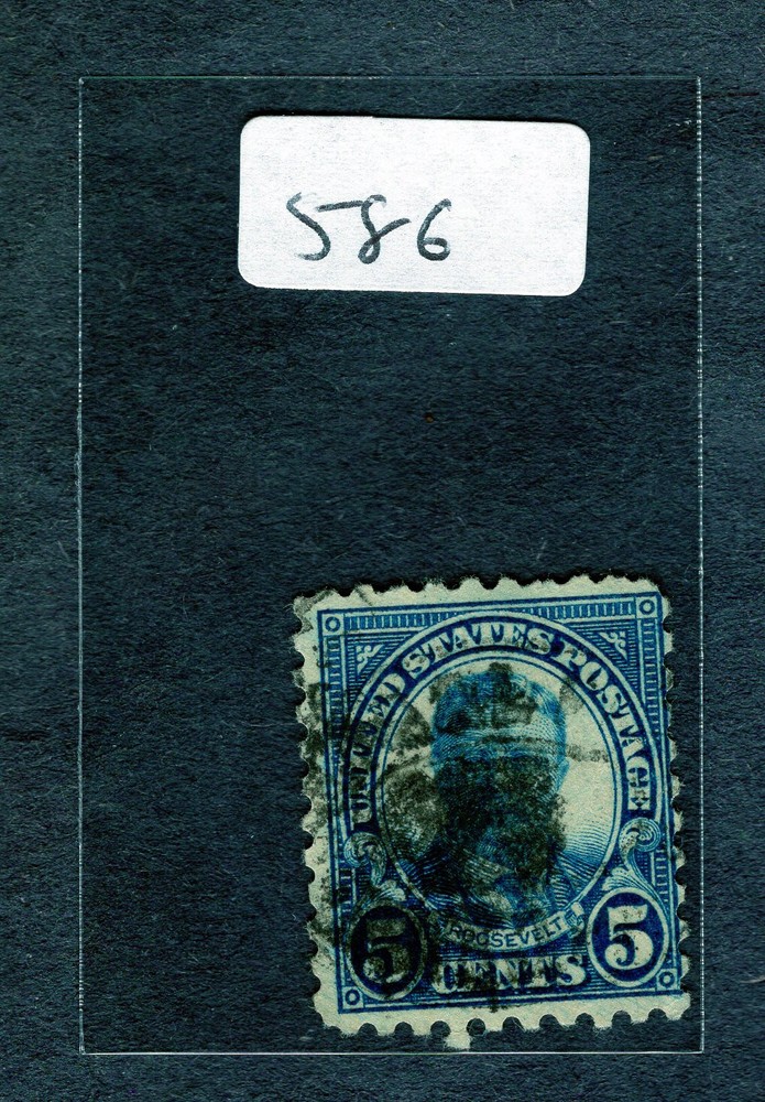 1925 Stamp #586 Theodore Roosevelt Used