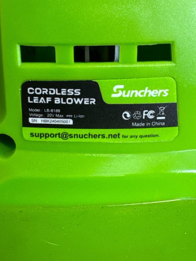 SUNCHERS LEAF BLOWER LB-8189 (PSO039194)