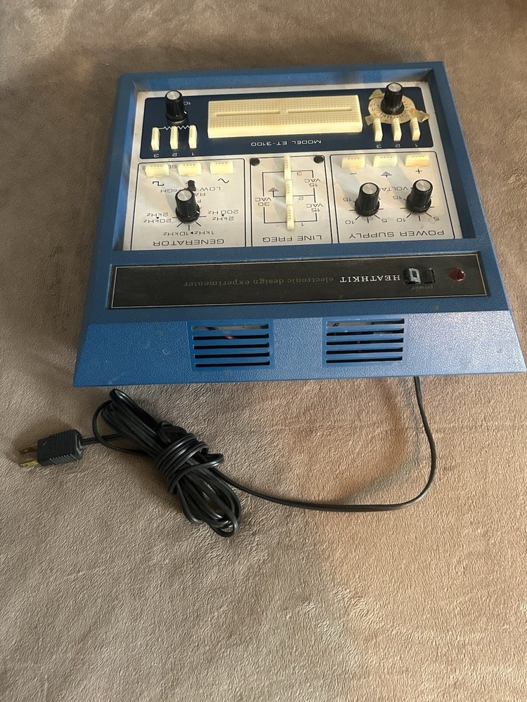 Vintage Heathkit Model ET-3100 Electronic Design Experimenter - Powers On