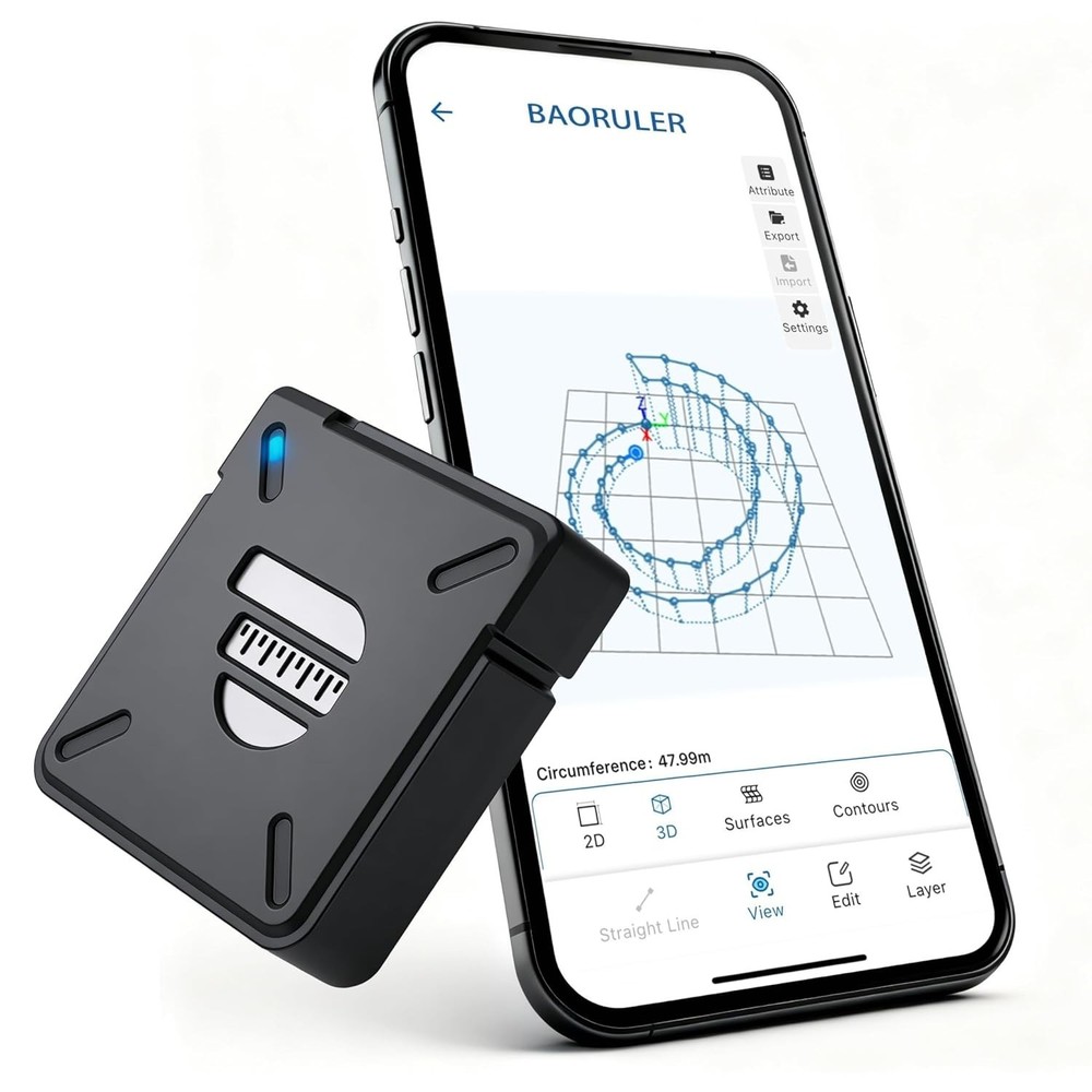 Advanced Motion Measuring Tool Construction Landscaping 3D Data Bluetooth APP PD