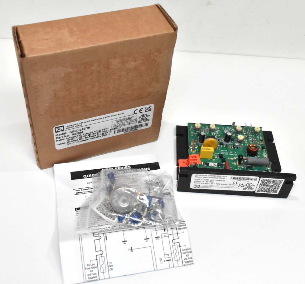 New KB Electronics KBIC-240DS Solid State DC Motor Control 9423M
