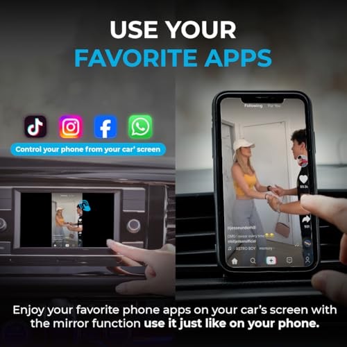 Mirror Sync AMS-1 | Wireless CarPlay Adapter & Smartphone Screen Mirroring