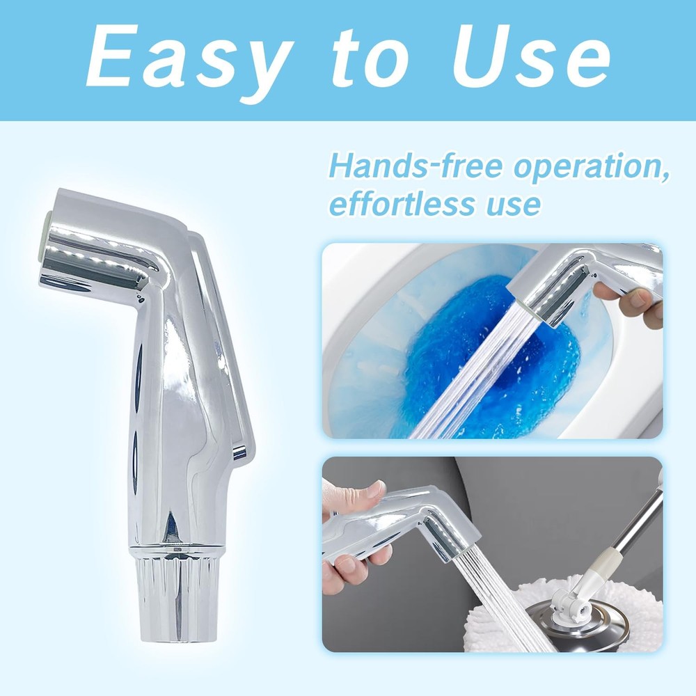 YAFIYGI 1 Pack Sink Sprayer Replacement Head Set Universal Kitchen Chrome
