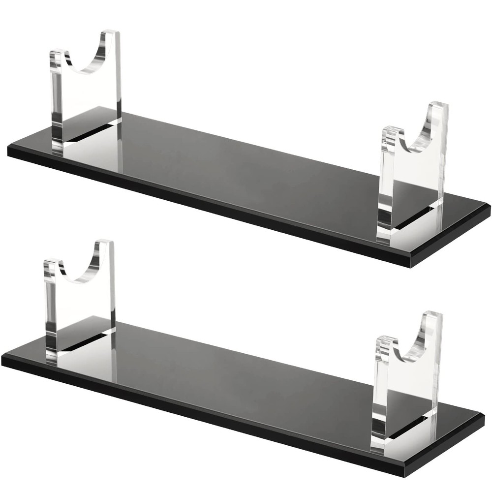 2 Piece Acrylic Sword Stand Desktop Holder Decorative Fixed Display Rack