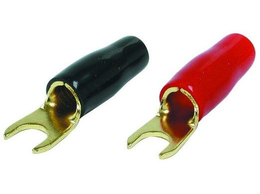 Nippon PBTS4 Spade Terminals 4Ga. Audiopipe4 Pack
