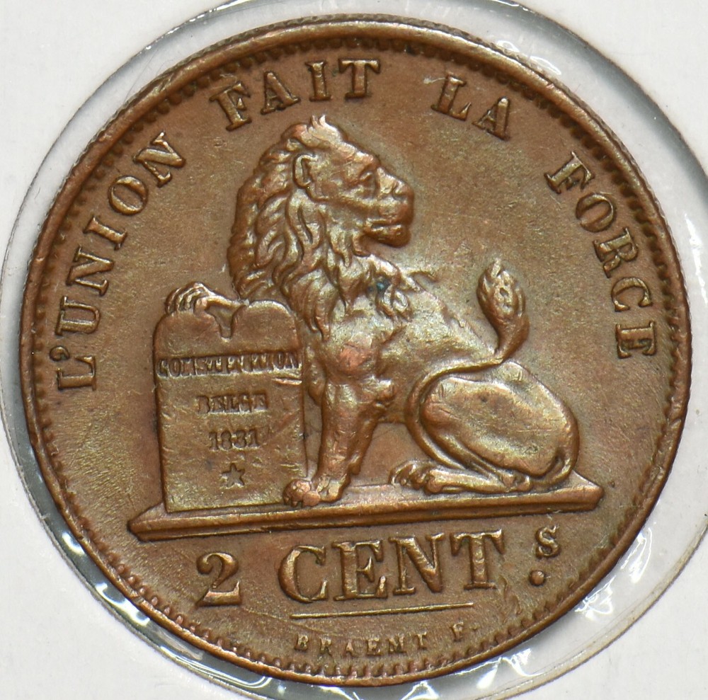 Belgium 1870 2 Centimes 197871 combine shipping