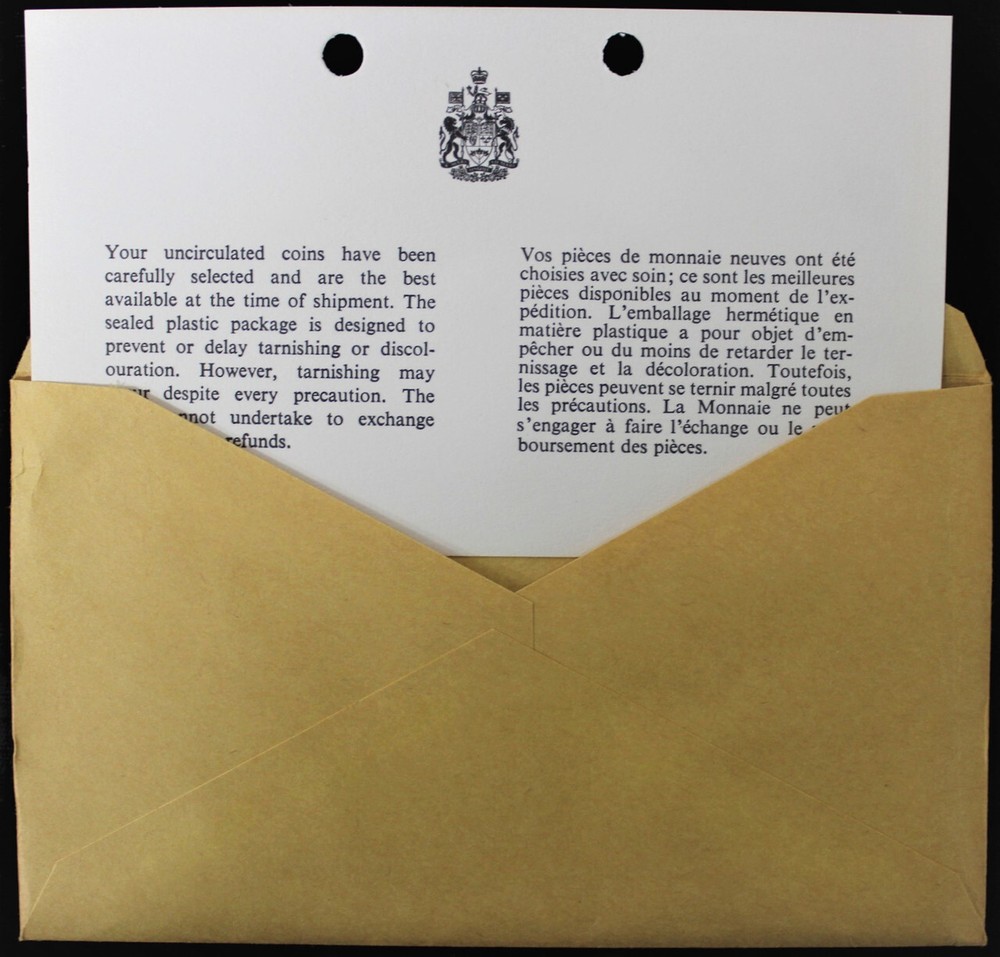 1962 CANADA SILVER PROOF LIKE SET in OGP