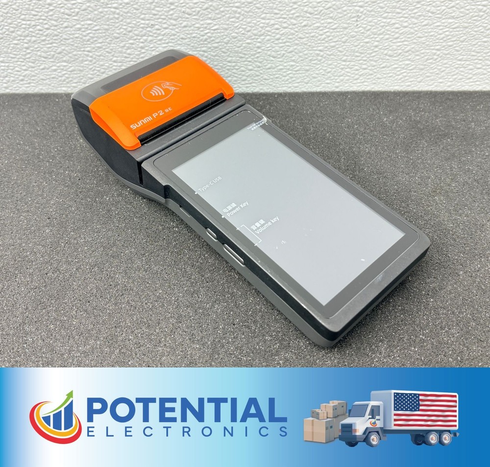 Sunmi P2 SE Android 11 Smart Mobile POS Terminal with Thermal Printer & Scanner