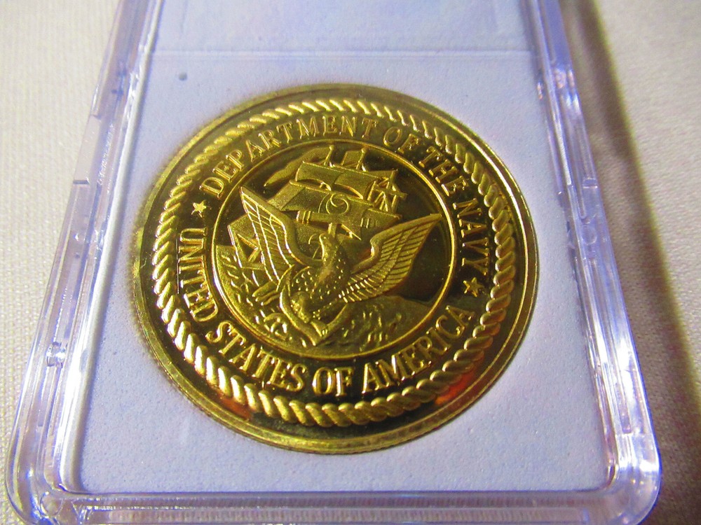 US NAVY - USS BOXER CV-21 Challenge Coin