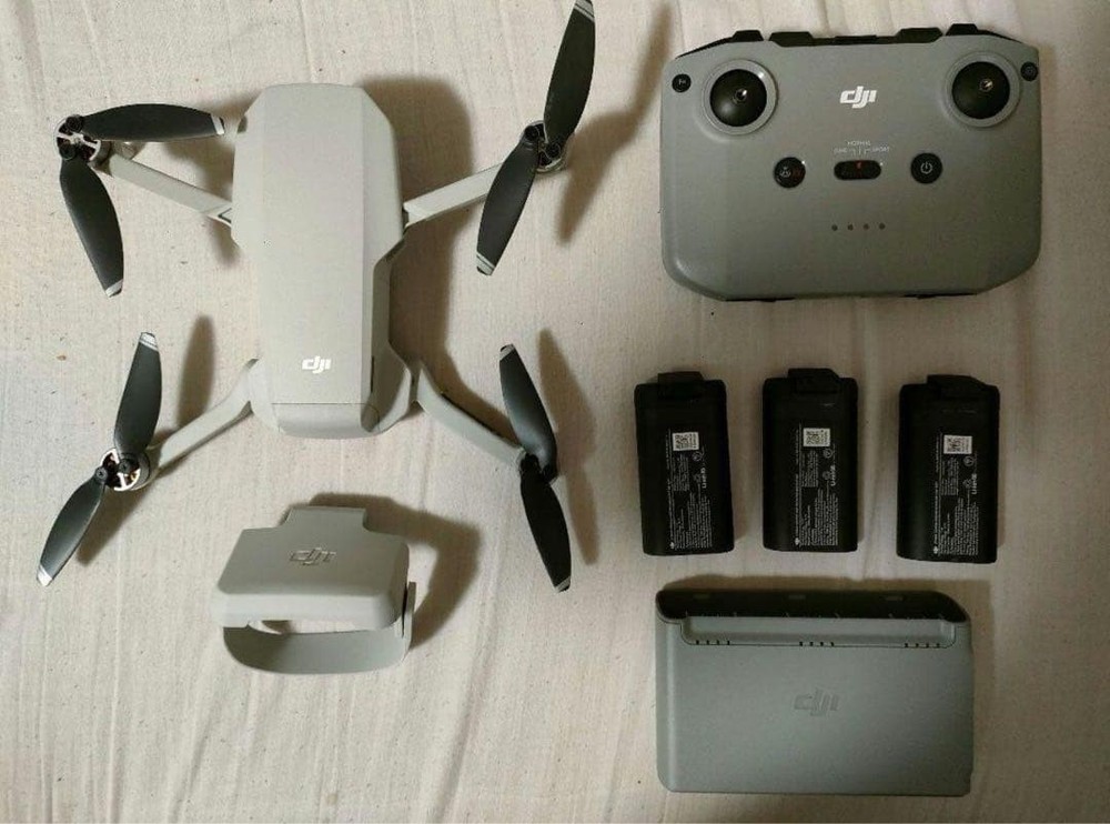 Dji Mini 2 Fly More Combo Drone With Camera Controller Portable Rc Quadcopter