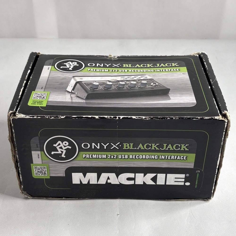 Mackie Onyx Blackjack Premium 2x2 USB Recording Interface With Box