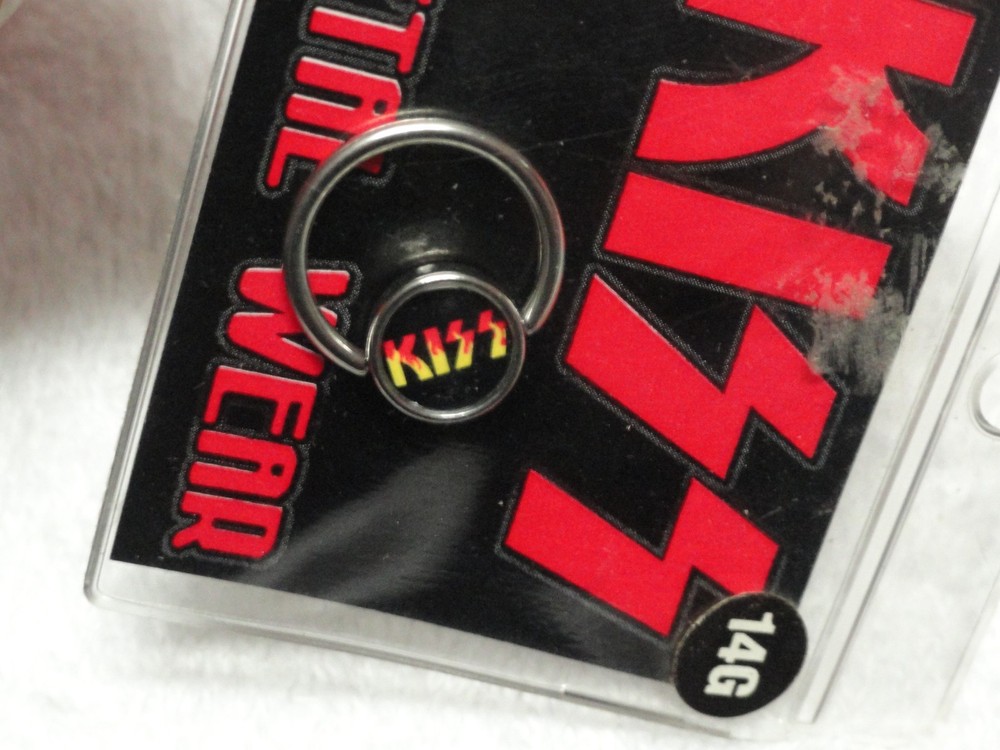 KISS Flame Logo Body Jewelry Metal Wear