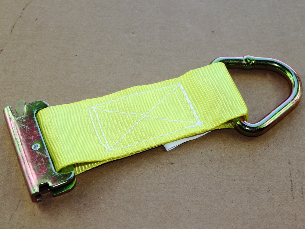 10x E Track Fitting Cargo Trailer Tie Down D Ring Strap Enclosed Van Truck Web