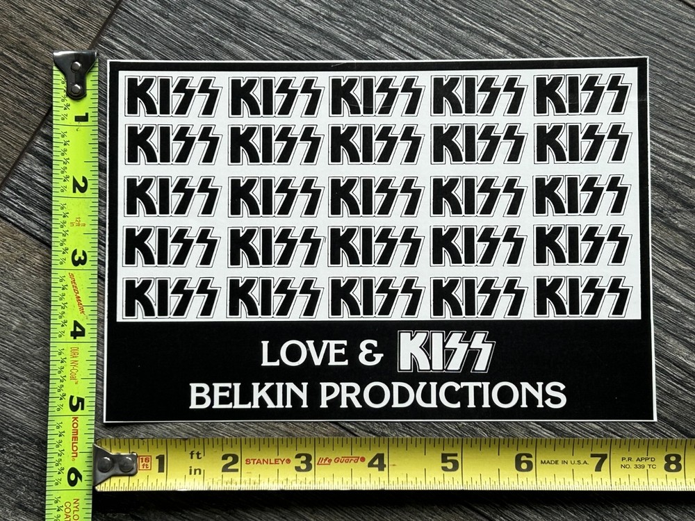 KISS Ad Alive Concert Tour Promoter Belkin Productions Vintage Kiss Aucoin