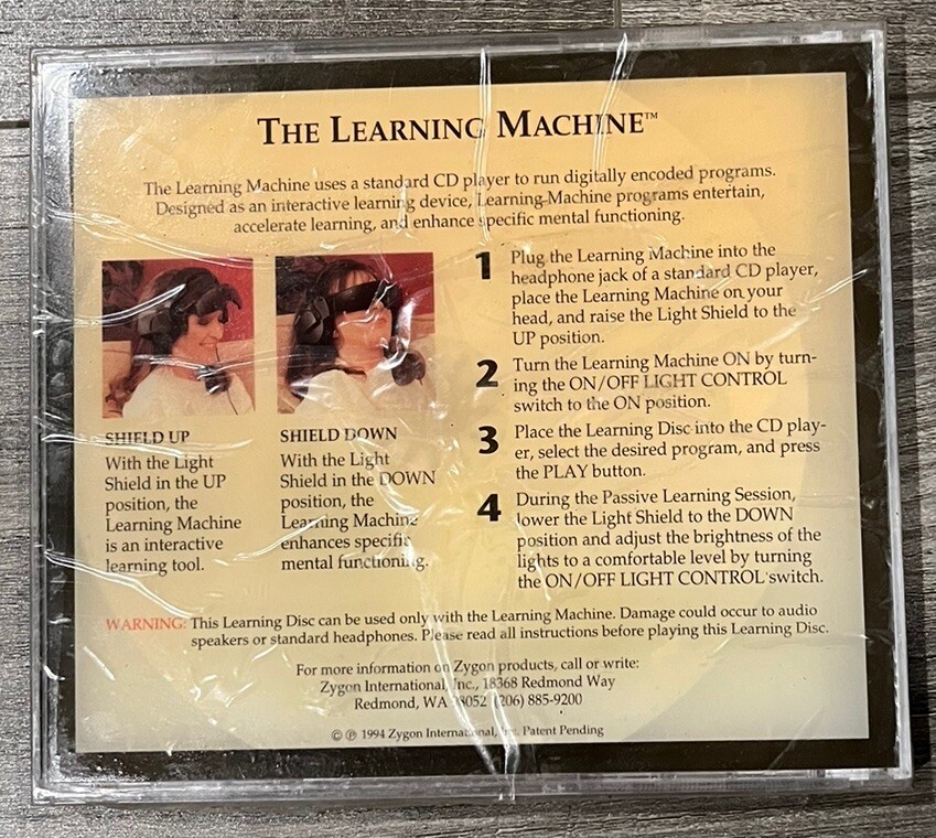 NEW Zygon Learning Machine Software Disc Transcendental Mind Cetacean Mind Link