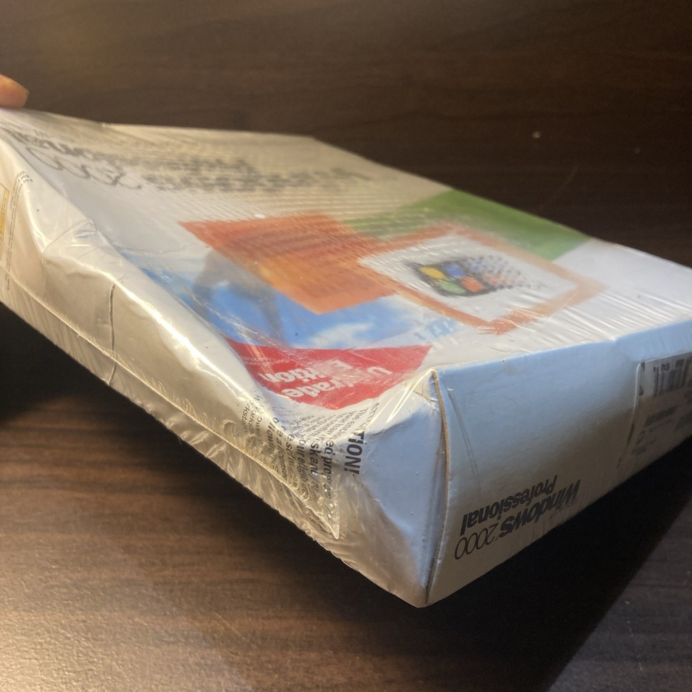 (NEW) Microsoft Windows 2000 Professional Retail Box Sealed (Upgrade Version)