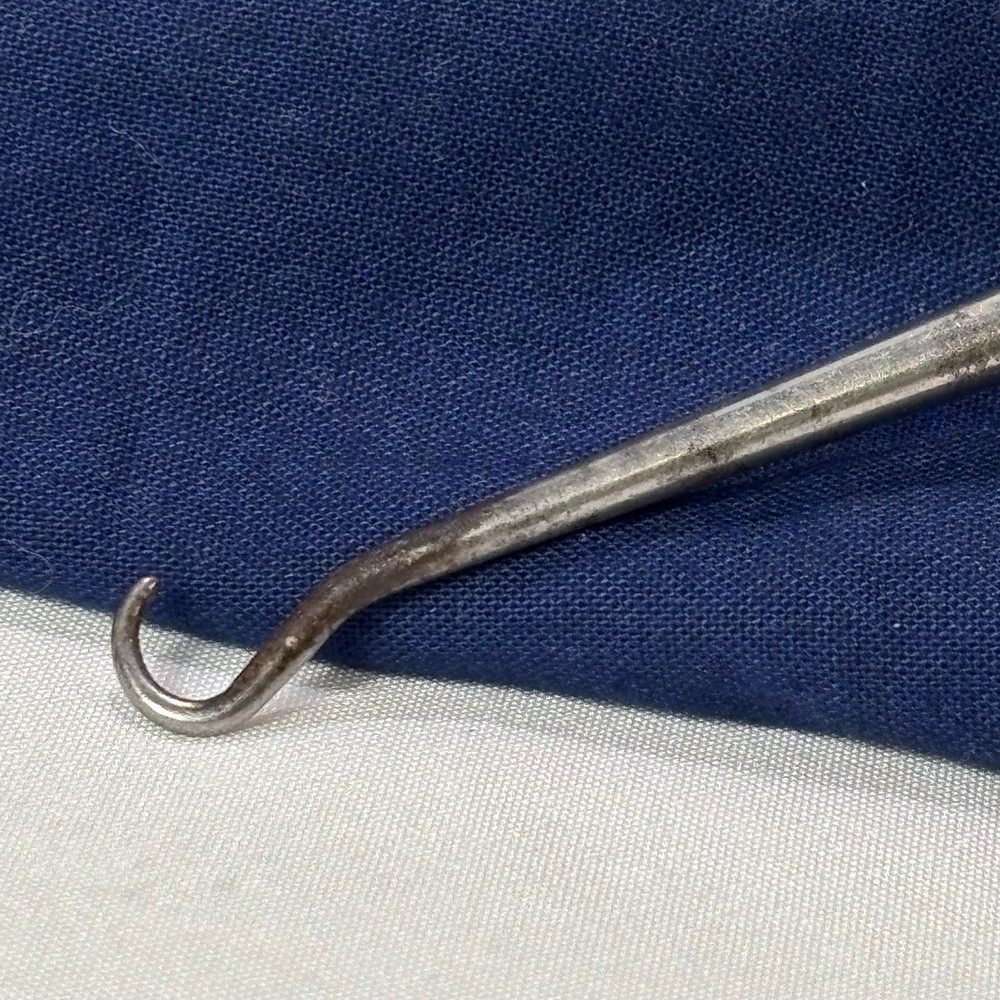Antique Foster & Bailey Button Hook Sterling Silver Handle Lace Puller