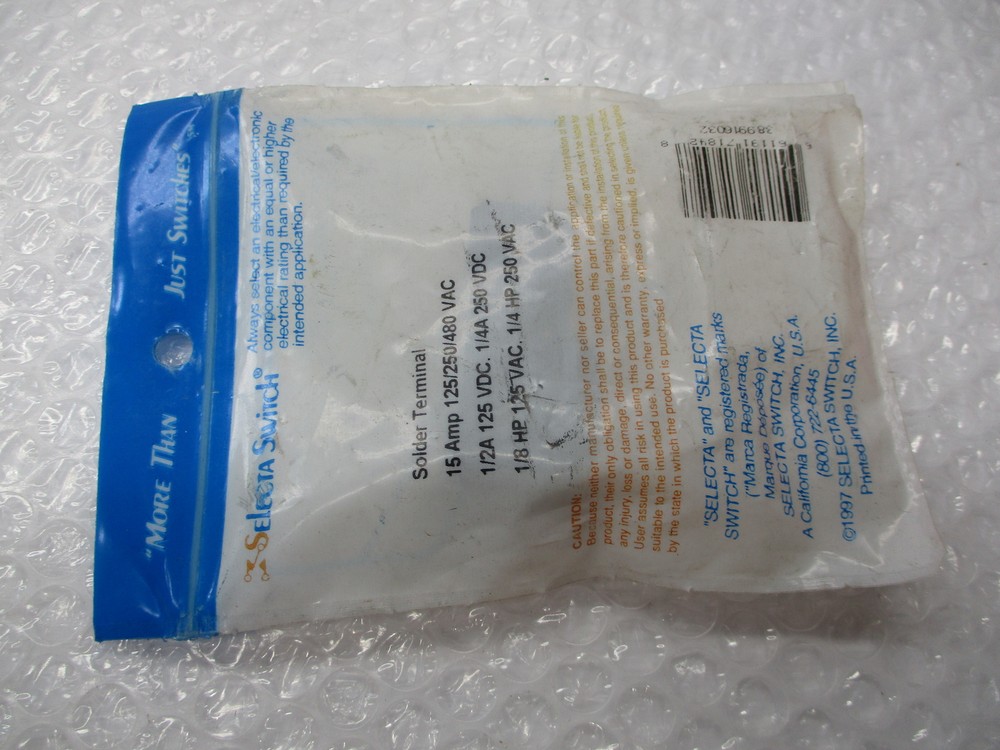 SELECTA SWITCH BZ-2RW822-BG LIMIT SWITCH NSMP