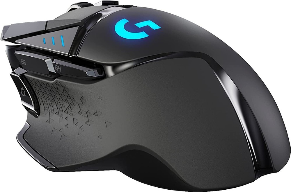 Logitech G502 Lightspeed Wireless Gaming Mouse, Hero 25K Sensor - Black