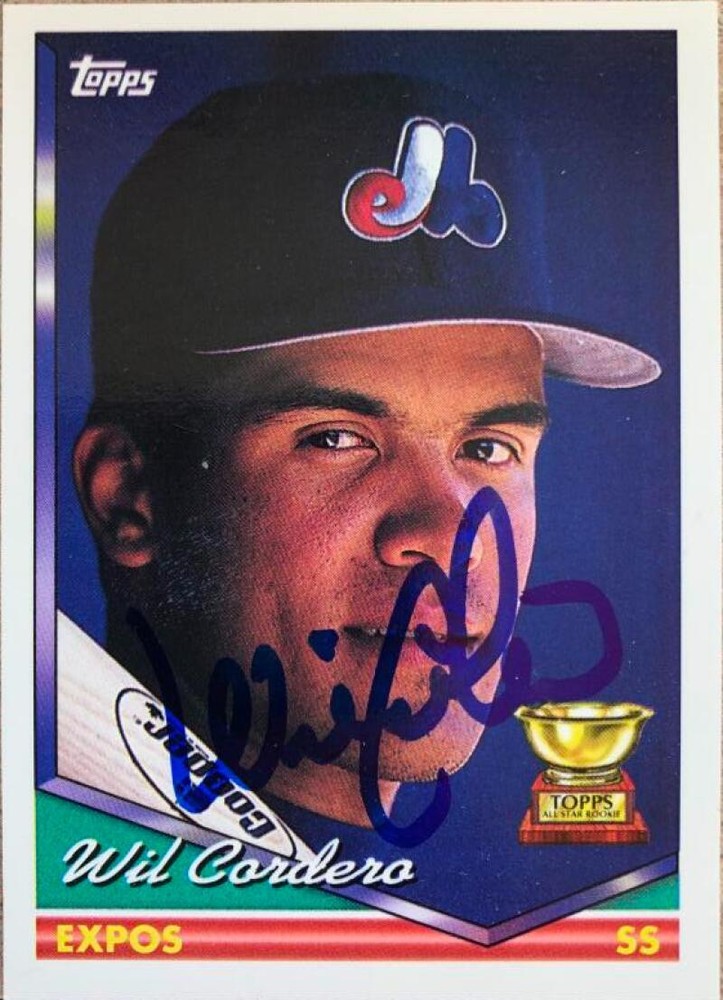 Wil Cordero Autographed 1994 Topps #21