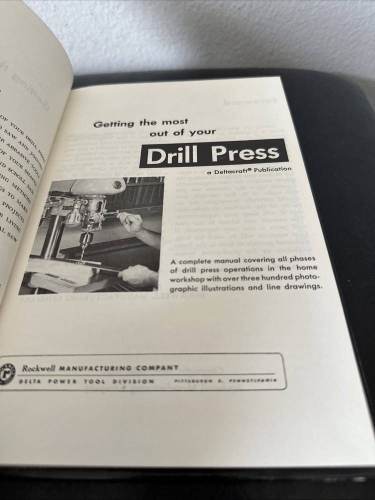 Delta Drill Press Book
