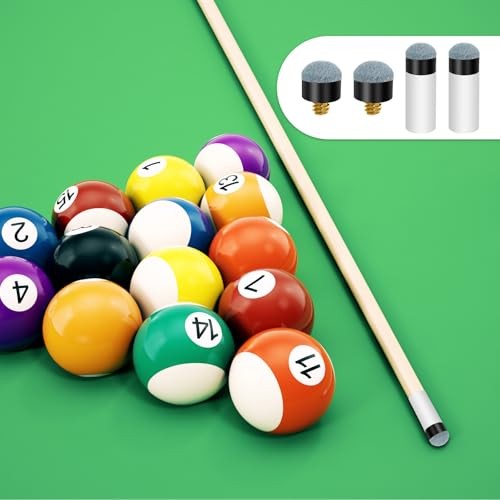 10 Sets Pool Cue Tips Replacement Kit Screw On Pool Stick Tips White Billiard