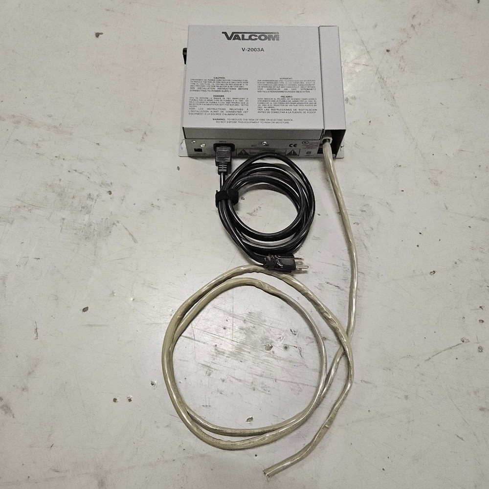 Valcom V-2001A 1-Zone One-Way Page Control Unit (Includes Amphenol Pigtail)