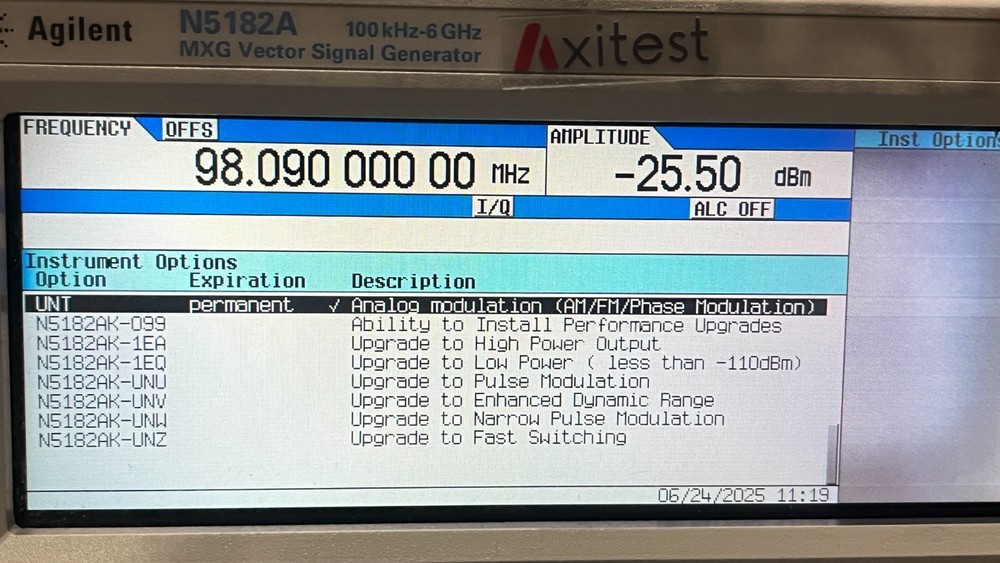 AGILENT - N5182A-506 + 1EM-UNT