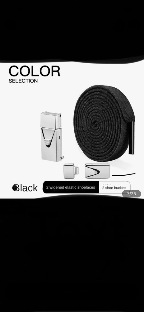 elastic shoe laces no tie buckle