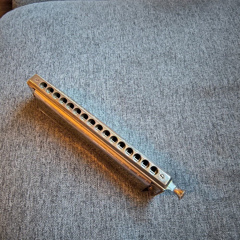 Vintage Hohner 64 Chromonica 4 octave Harmonica Instrument