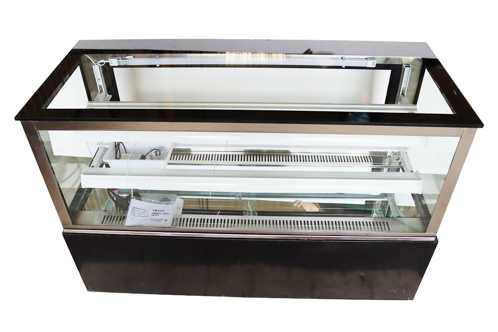 47''Countertop Refrigerators Cake Showcase Right Angle Cooling Display Case 220V