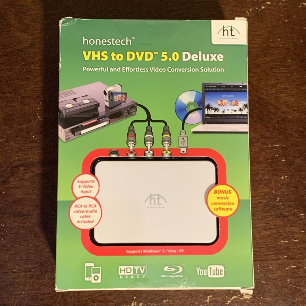 Honestech VHS to DVD 5.0 Deluxe Powerful & Effortless Video Conversion Solution