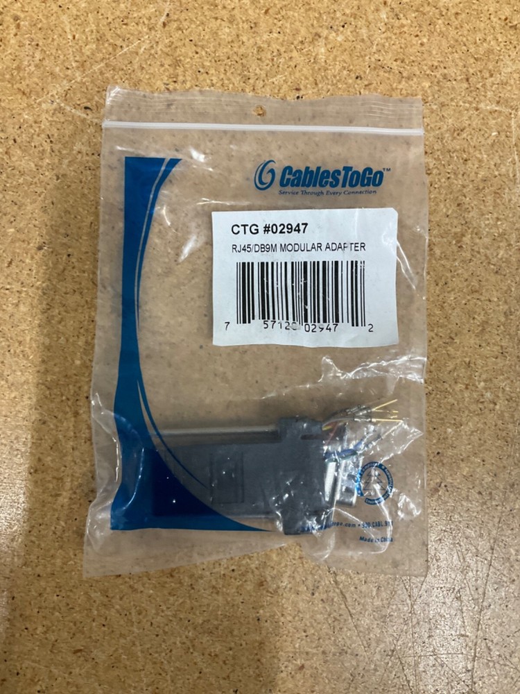 C2G 02947 RJ45/DB9M Modular Adapter