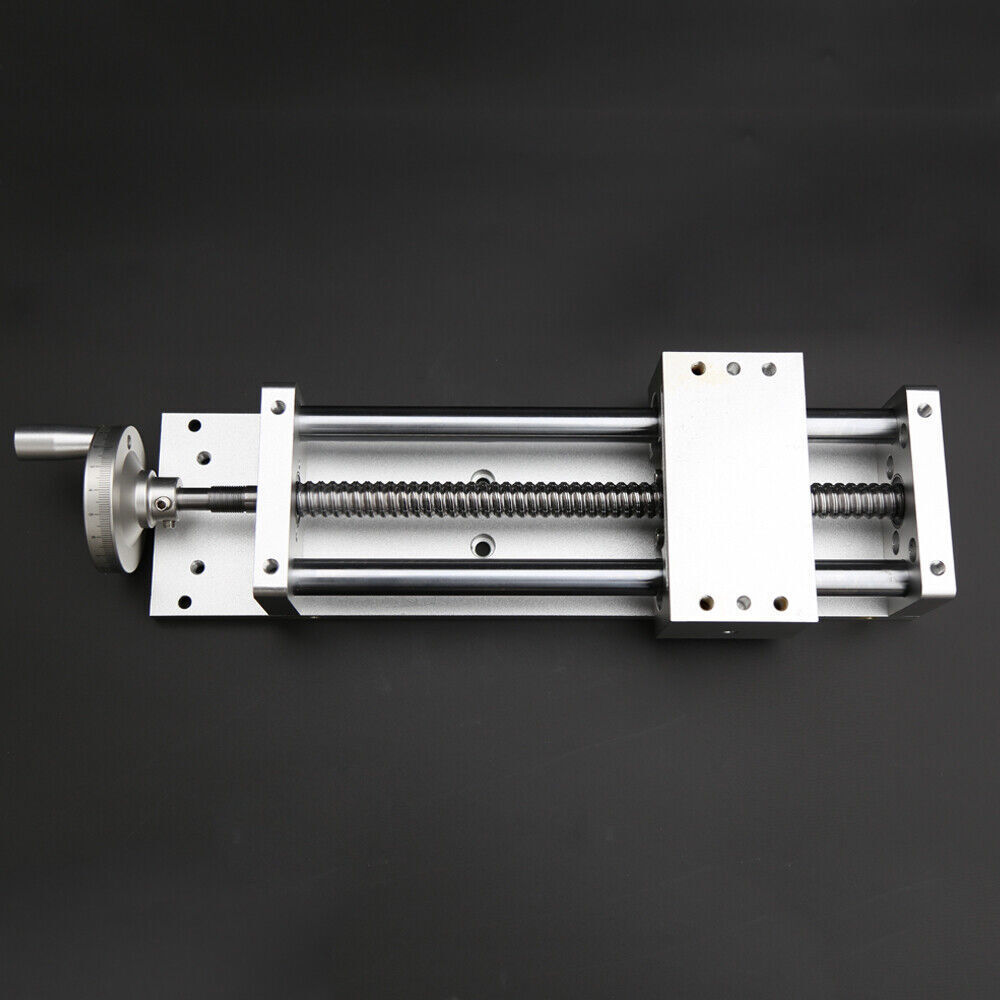 16" Manual Sliding Table CNC Slide Ballscrew Linear Stage Actuator Module 200mm