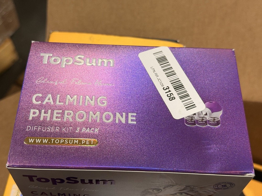 Topsum Cat Diffuser Kit Feline Calming Pheromone Kit 3 Diffusers